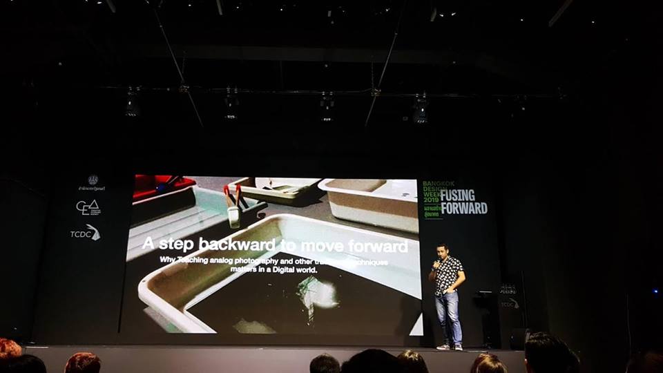 On the stage at TCDC for Bangkok Design Week 2019