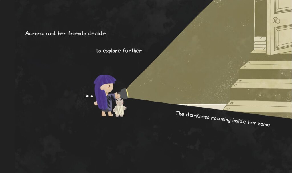 Spread from a children picture