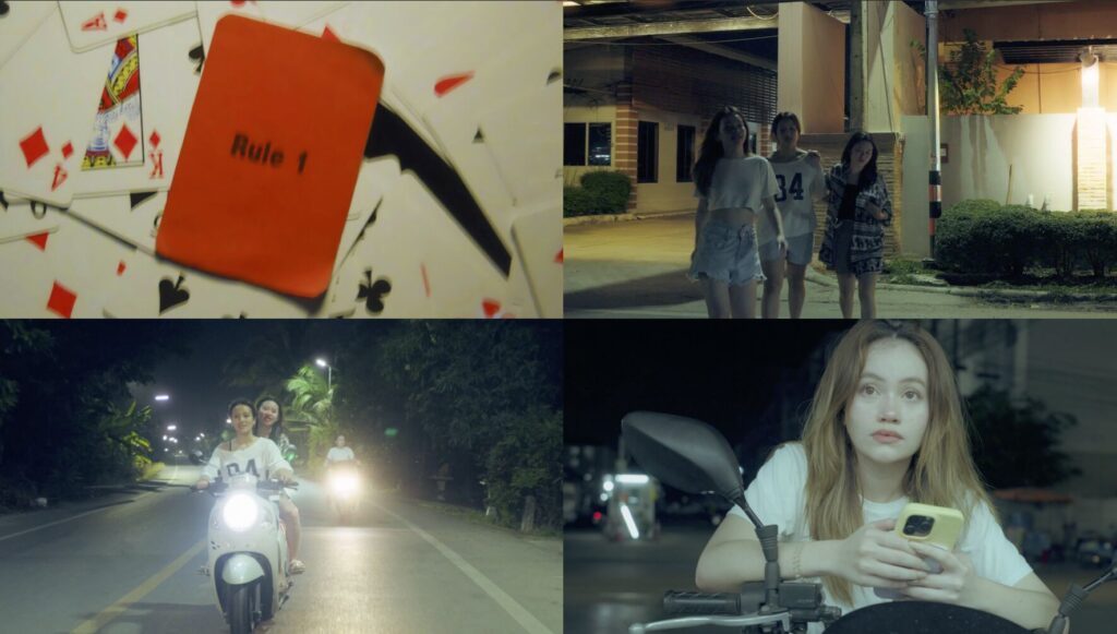 Frames from a student shortflim